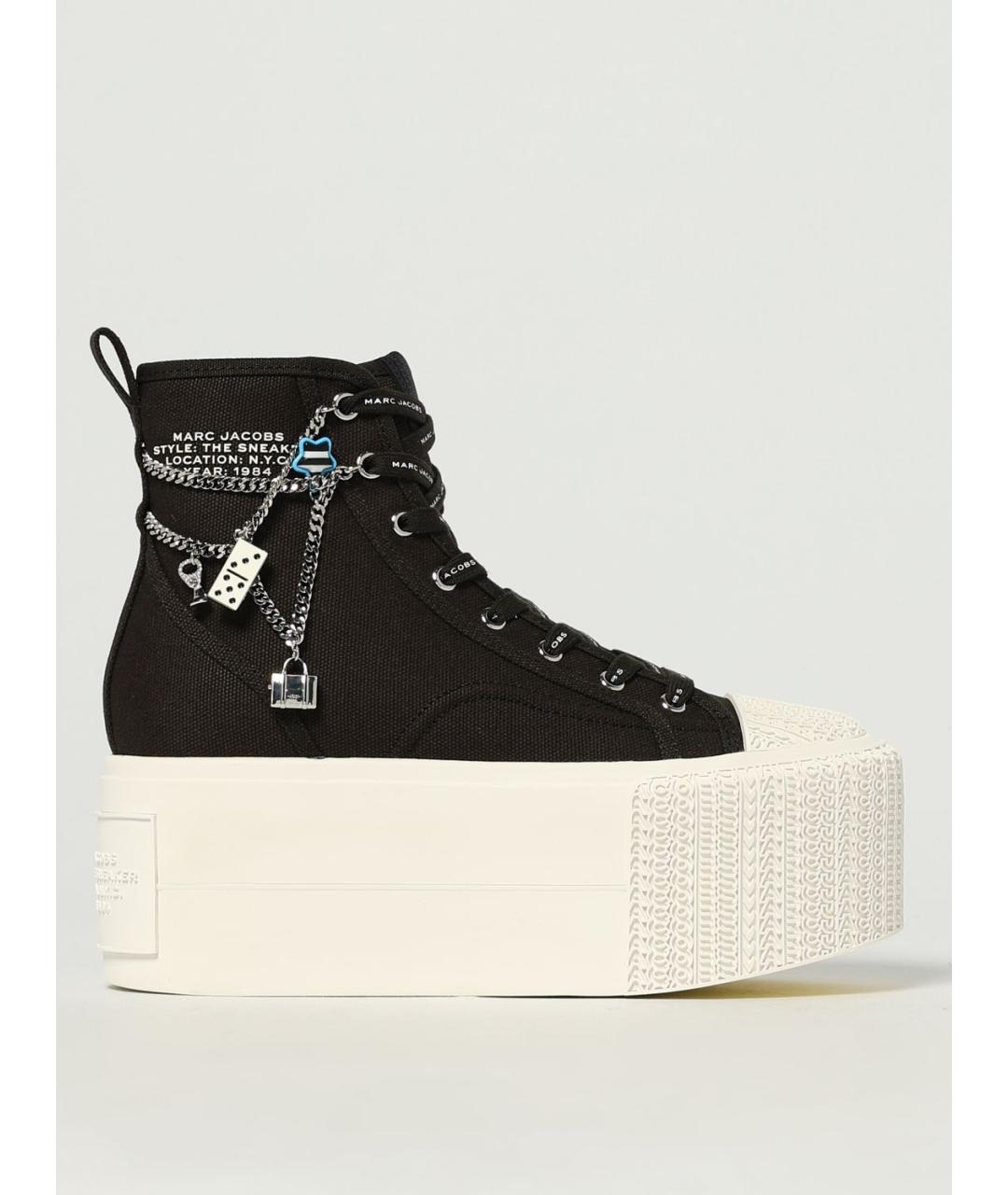 MARC JACOBS Черные кеды, фото 4