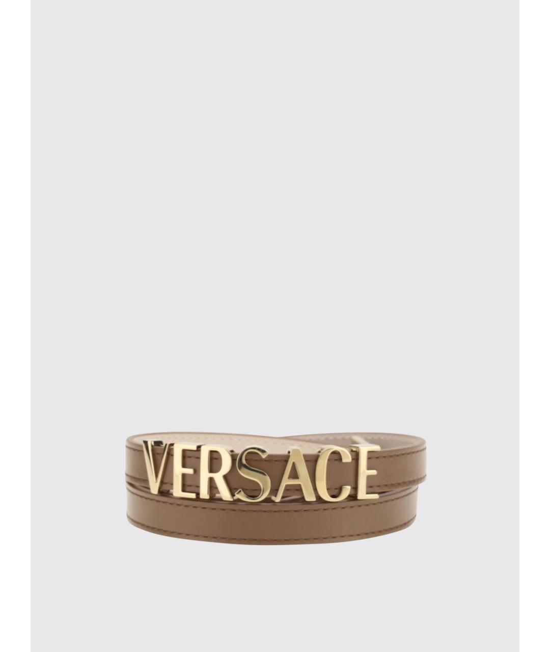VERSACE Бежевый ремень, фото 4