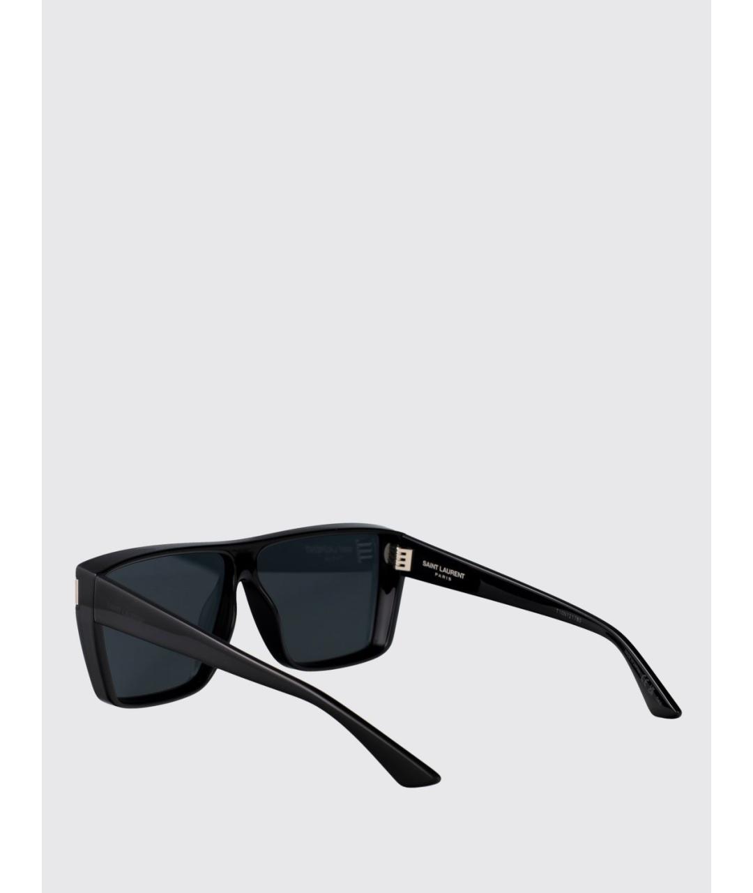 SAINT LAURENT Черные солнцезащитные очки, фото 3