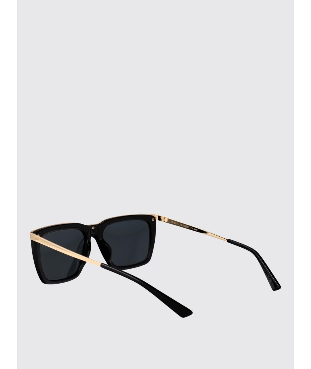 SAINT LAURENT Черные солнцезащитные очки, фото 3
