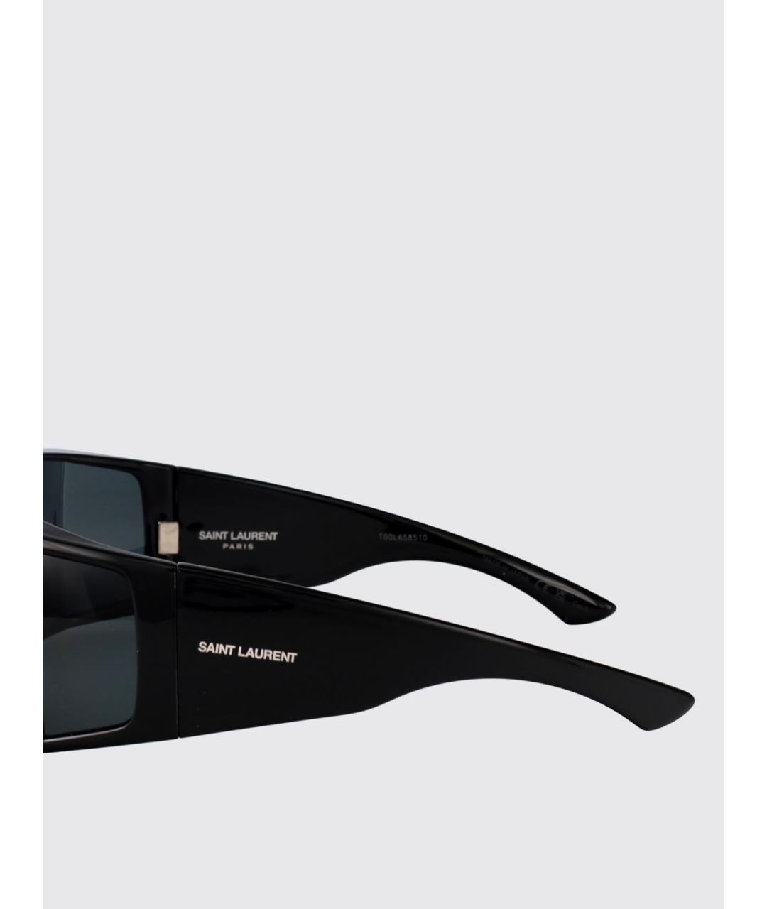 SAINT LAURENT Черные солнцезащитные очки, фото 4