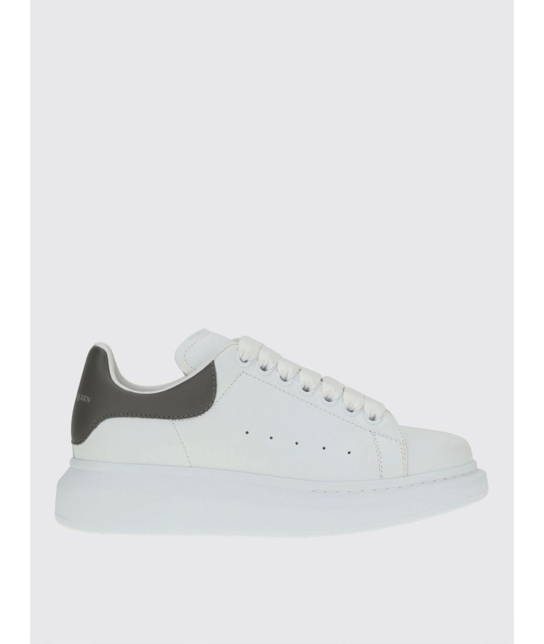 ALEXANDER MCQUEEN Белые кожаные кеды, фото 4