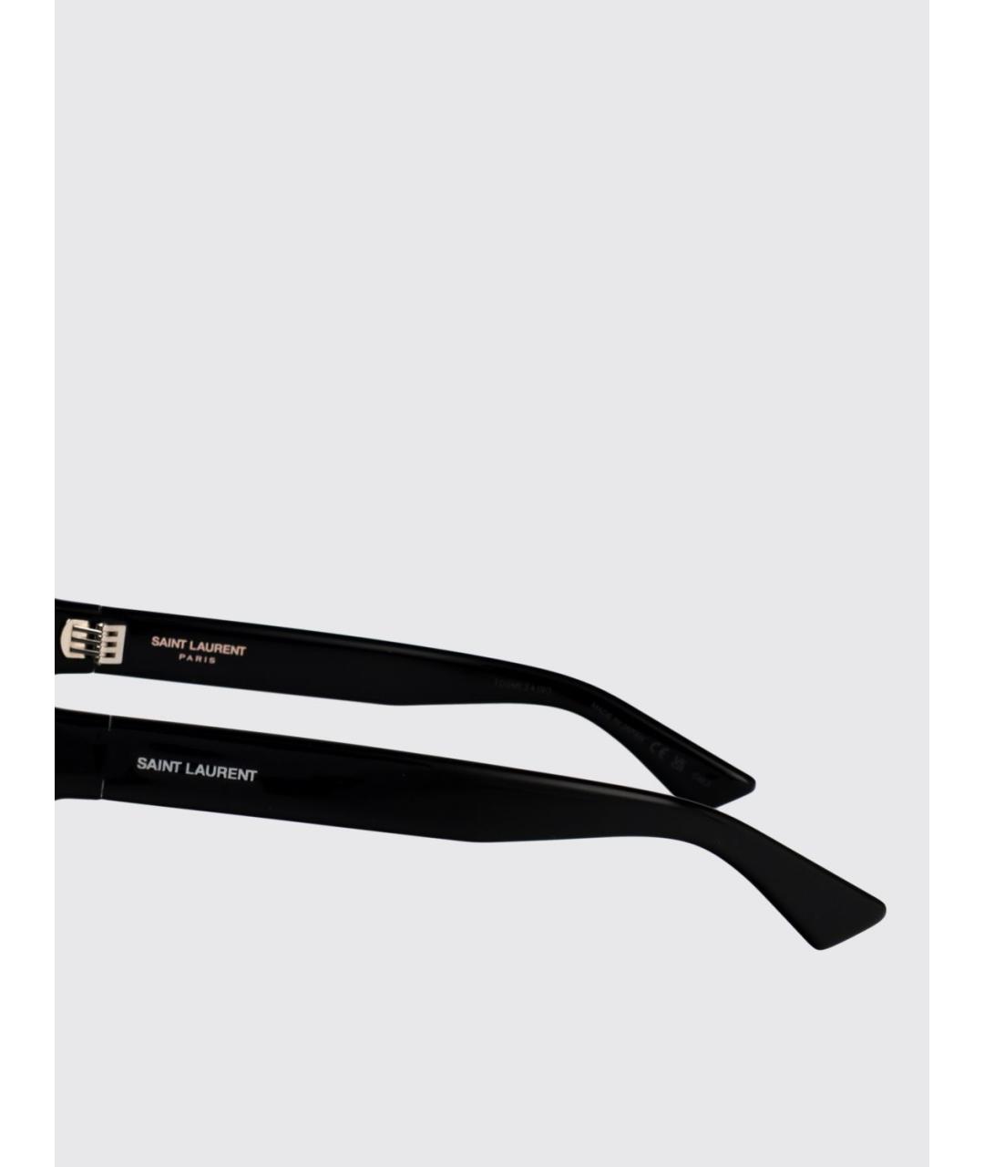SAINT LAURENT Черные солнцезащитные очки, фото 4