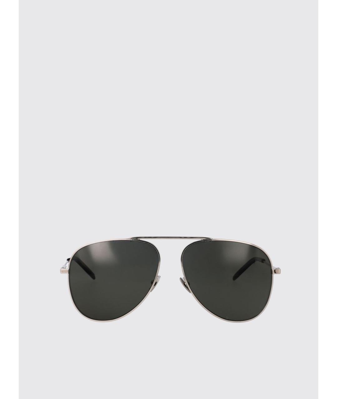 SAINT LAURENT Серебряные солнцезащитные очки, фото 2