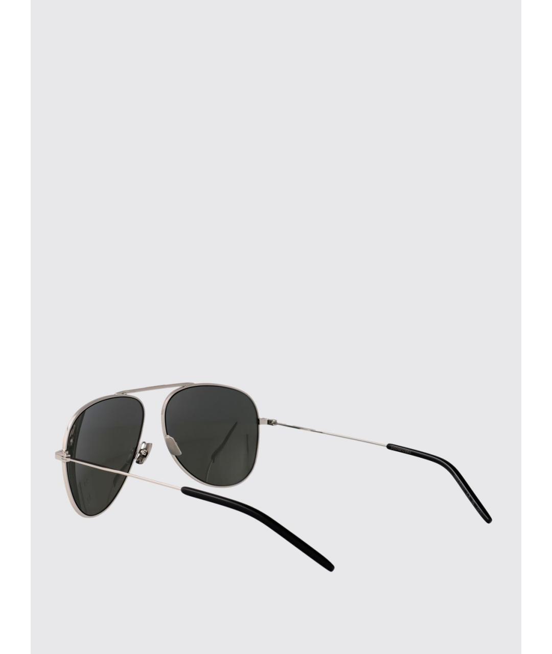 SAINT LAURENT Серебряные солнцезащитные очки, фото 3