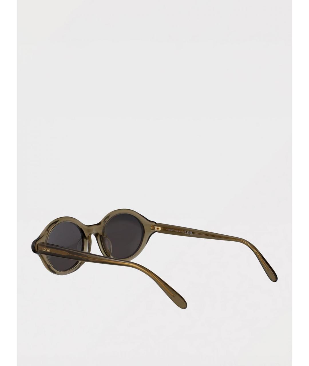 LOEWE Зеленые солнцезащитные очки, фото 3
