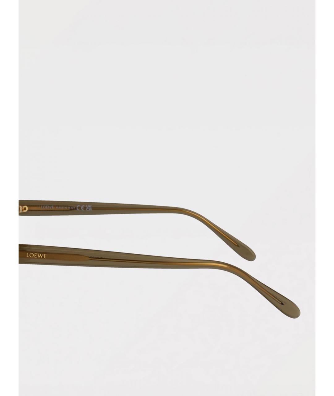 LOEWE Зеленые пластиковые солнцезащитные очки, фото 4