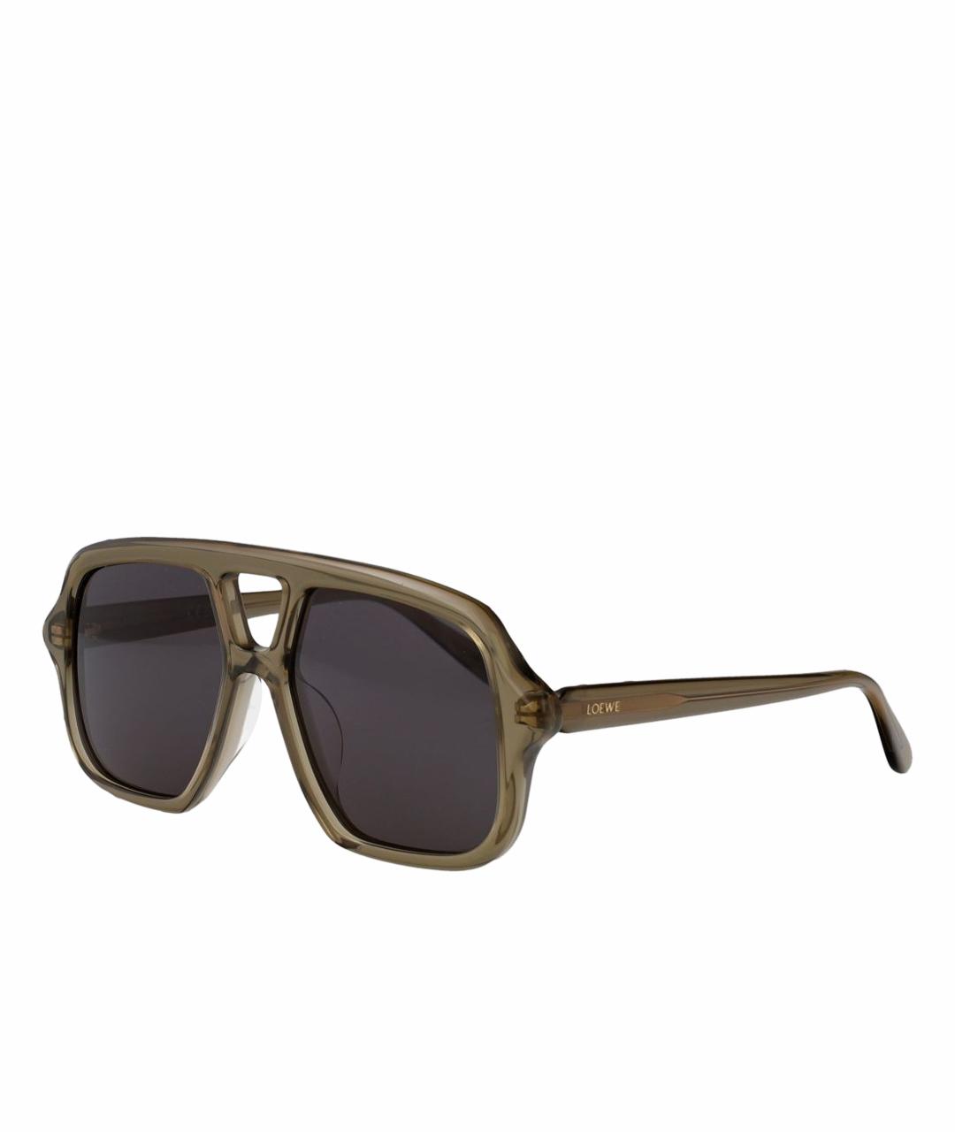 LOEWE Зеленые пластиковые солнцезащитные очки, фото 1
