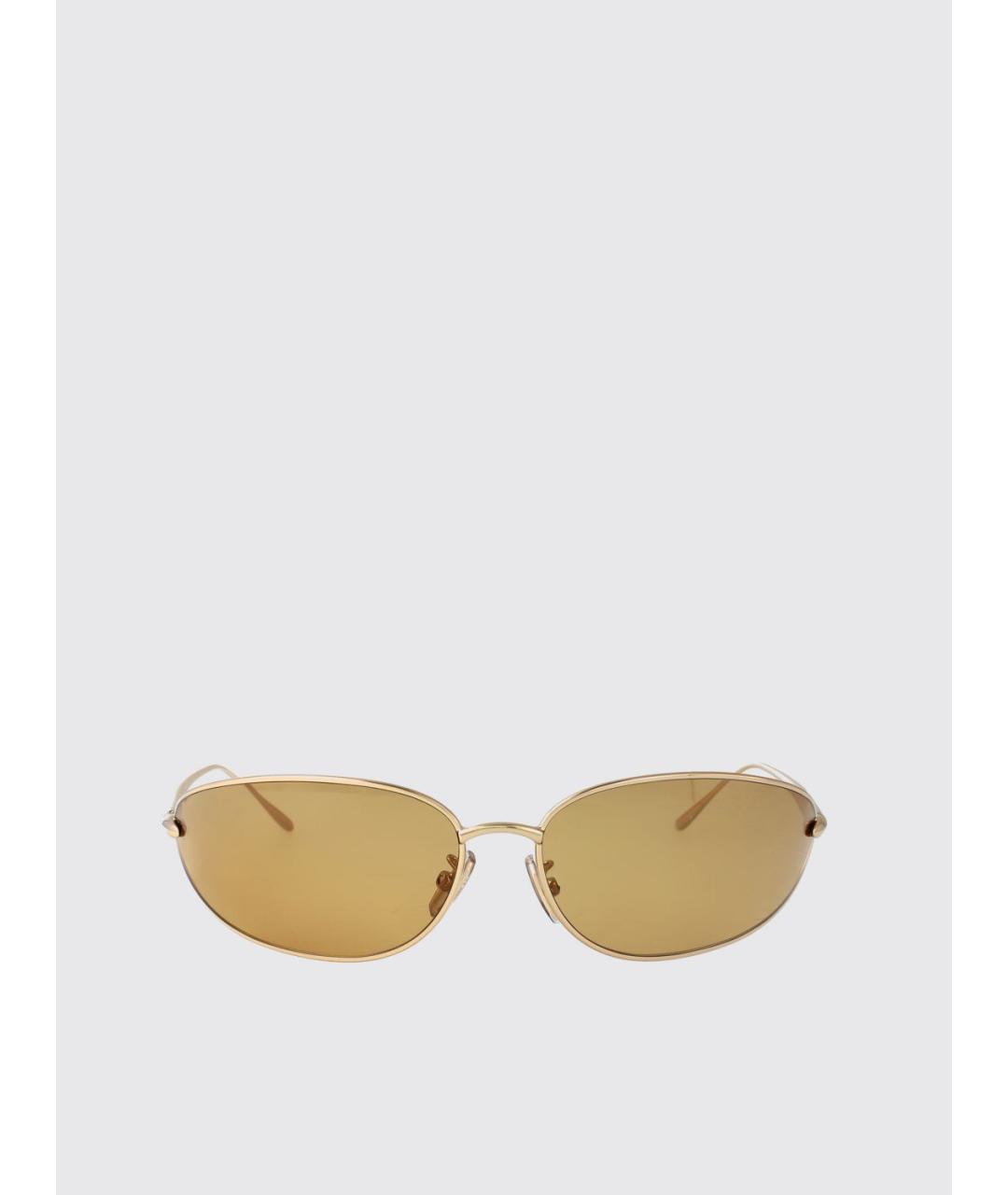 LOEWE Золотые солнцезащитные очки, фото 2