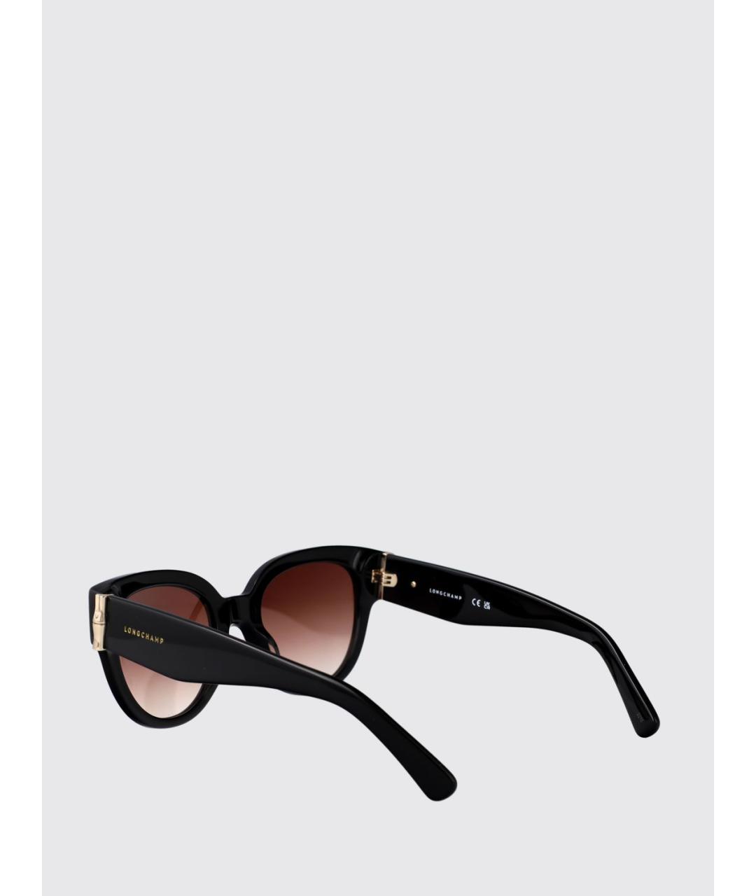 LONGCHAMP Черные солнцезащитные очки, фото 3