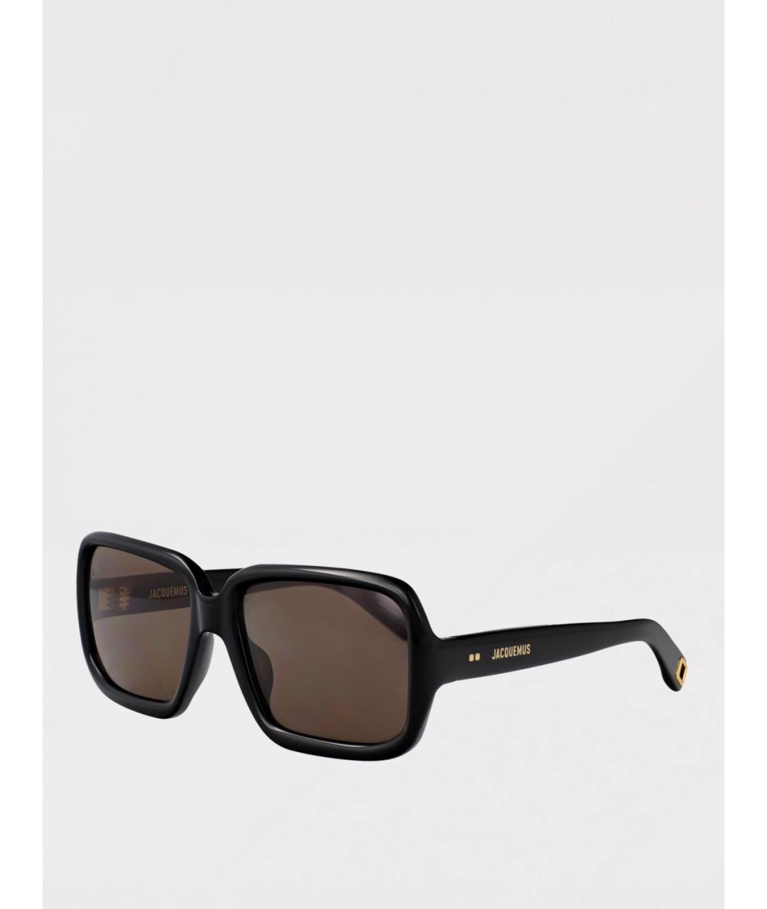 JACQUEMUS Черные пластиковые солнцезащитные очки, фото 5