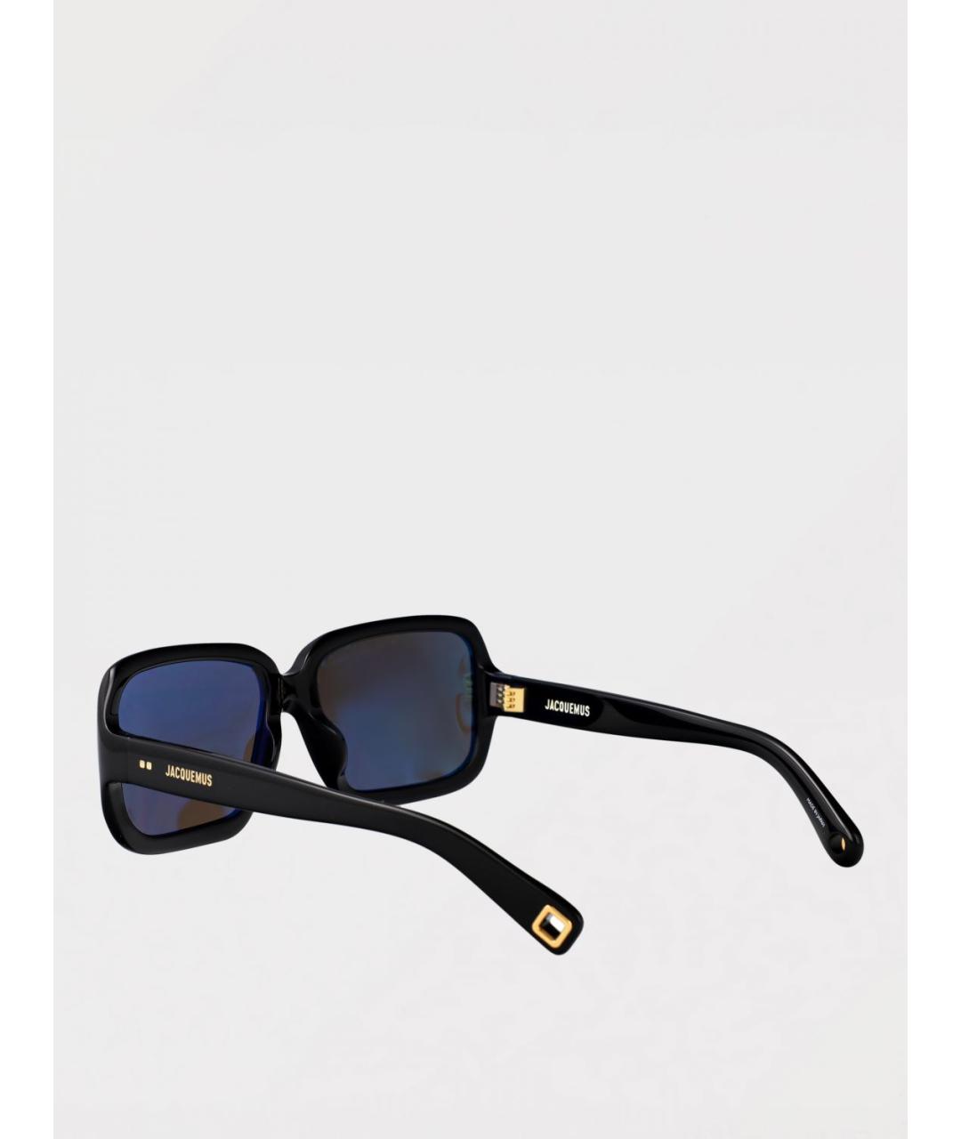 JACQUEMUS Черные пластиковые солнцезащитные очки, фото 3