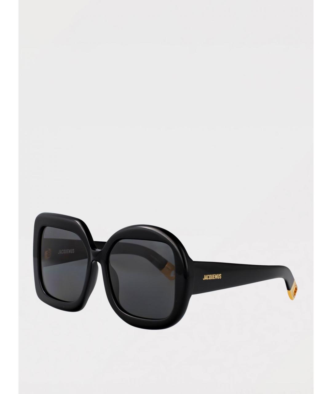 JACQUEMUS Черные пластиковые солнцезащитные очки, фото 5