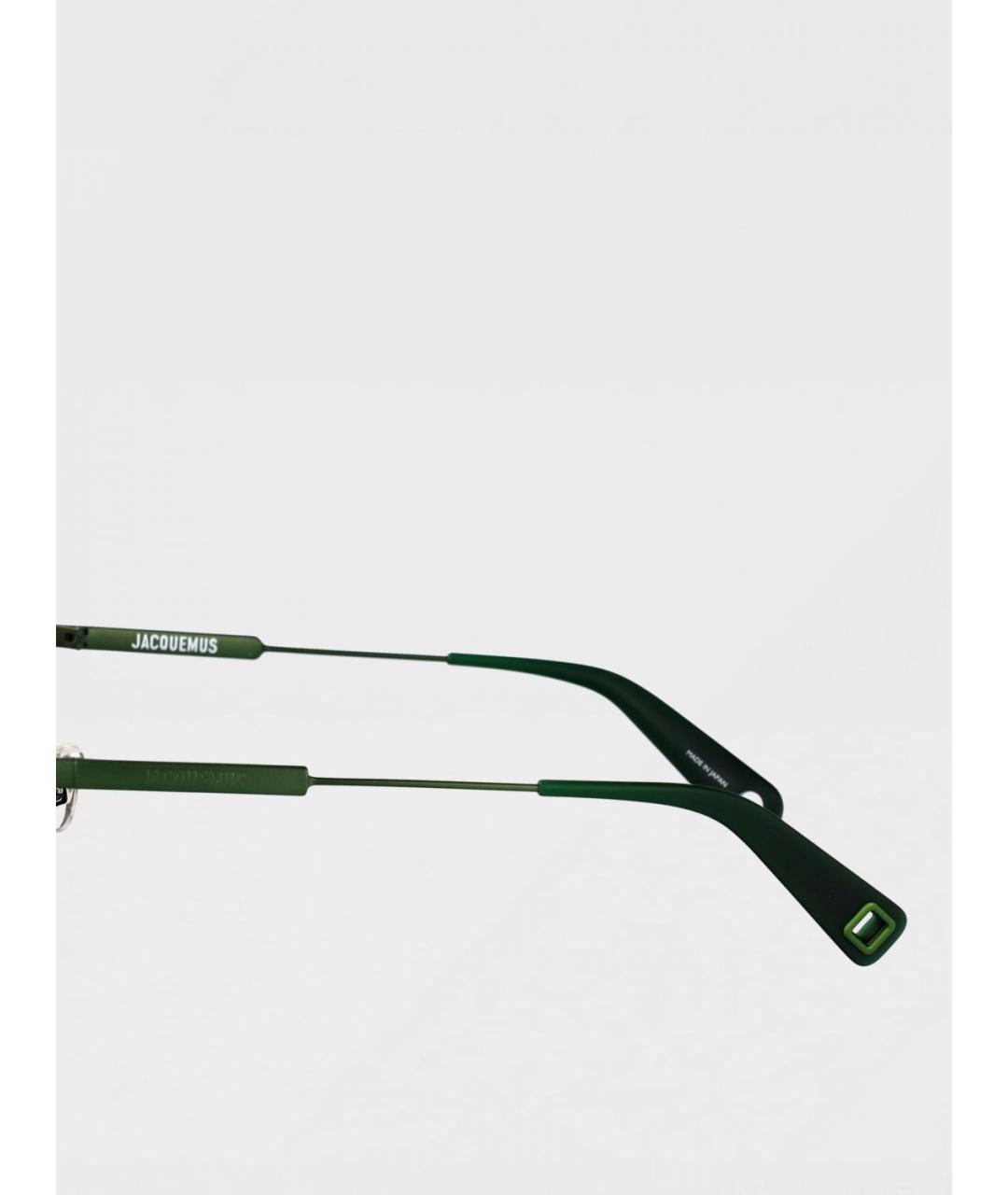 JACQUEMUS Зеленые солнцезащитные очки, фото 4