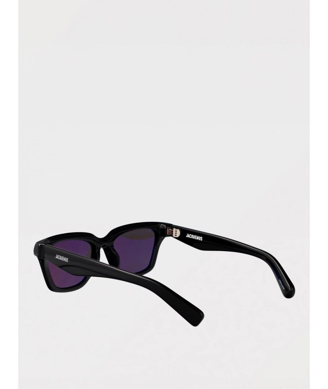JACQUEMUS Черные пластиковые солнцезащитные очки, фото 3