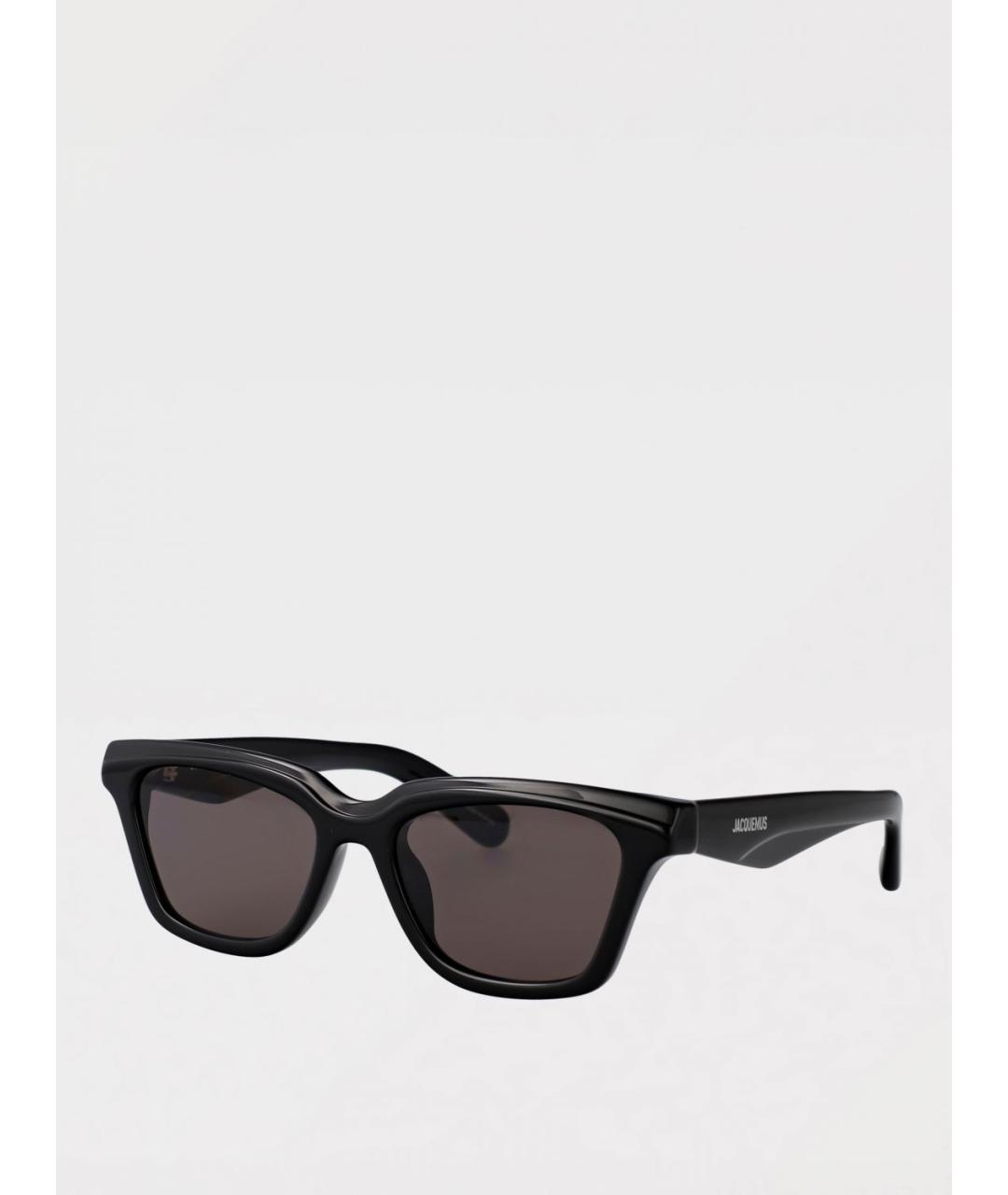 JACQUEMUS Черные пластиковые солнцезащитные очки, фото 5