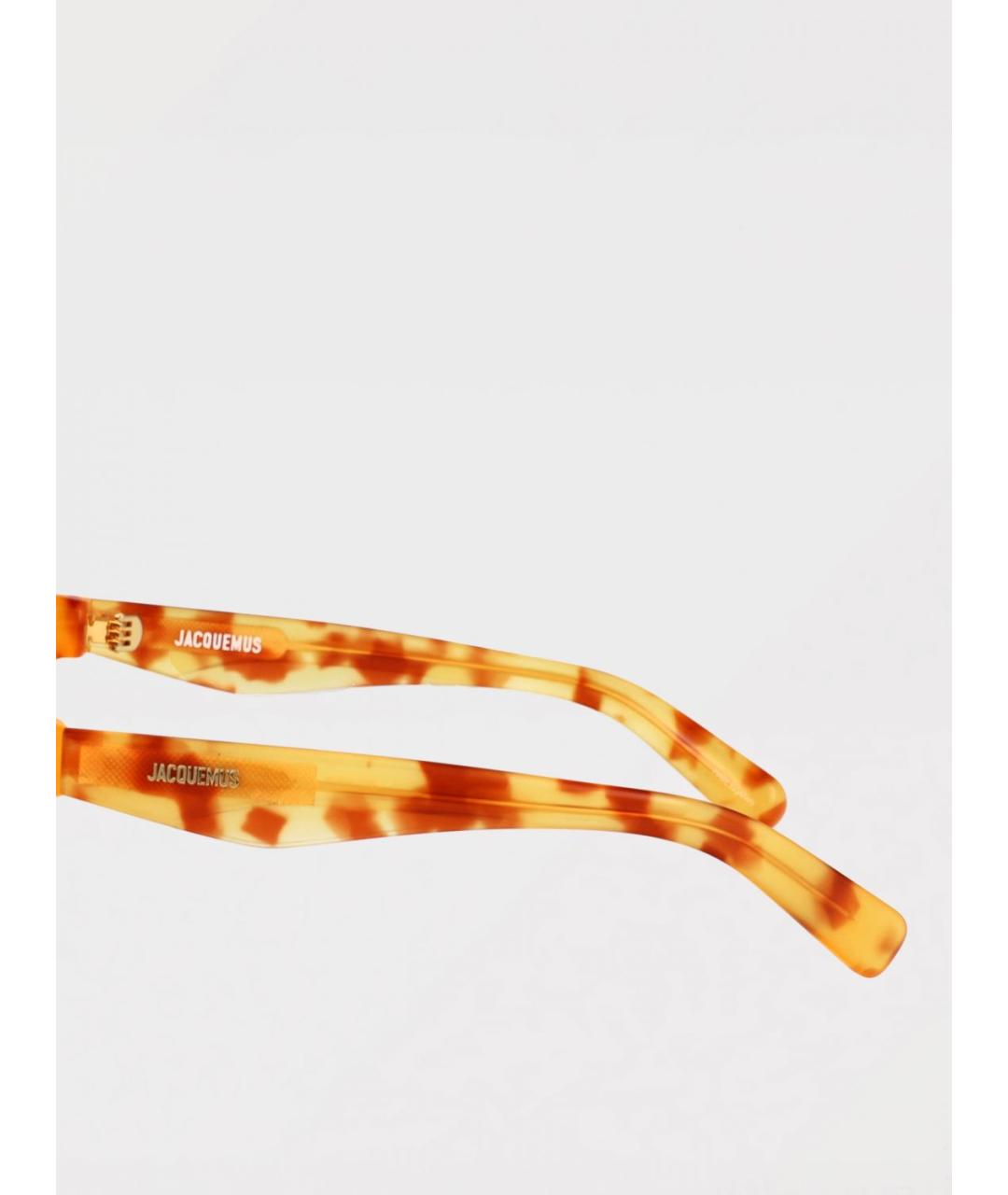 JACQUEMUS Оранжевое солнцезащитные очки, фото 4