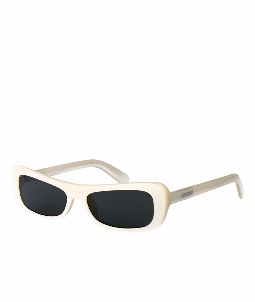 JACQUEMUS Белые солнцезащитные очки, фото 1