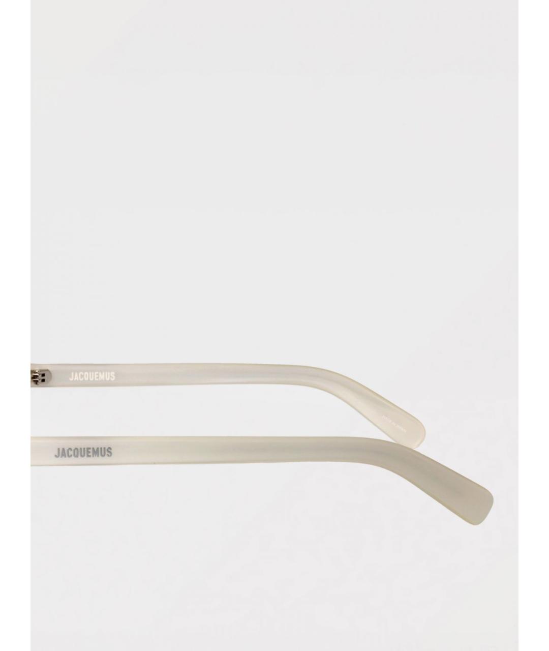 JACQUEMUS Белые солнцезащитные очки, фото 4