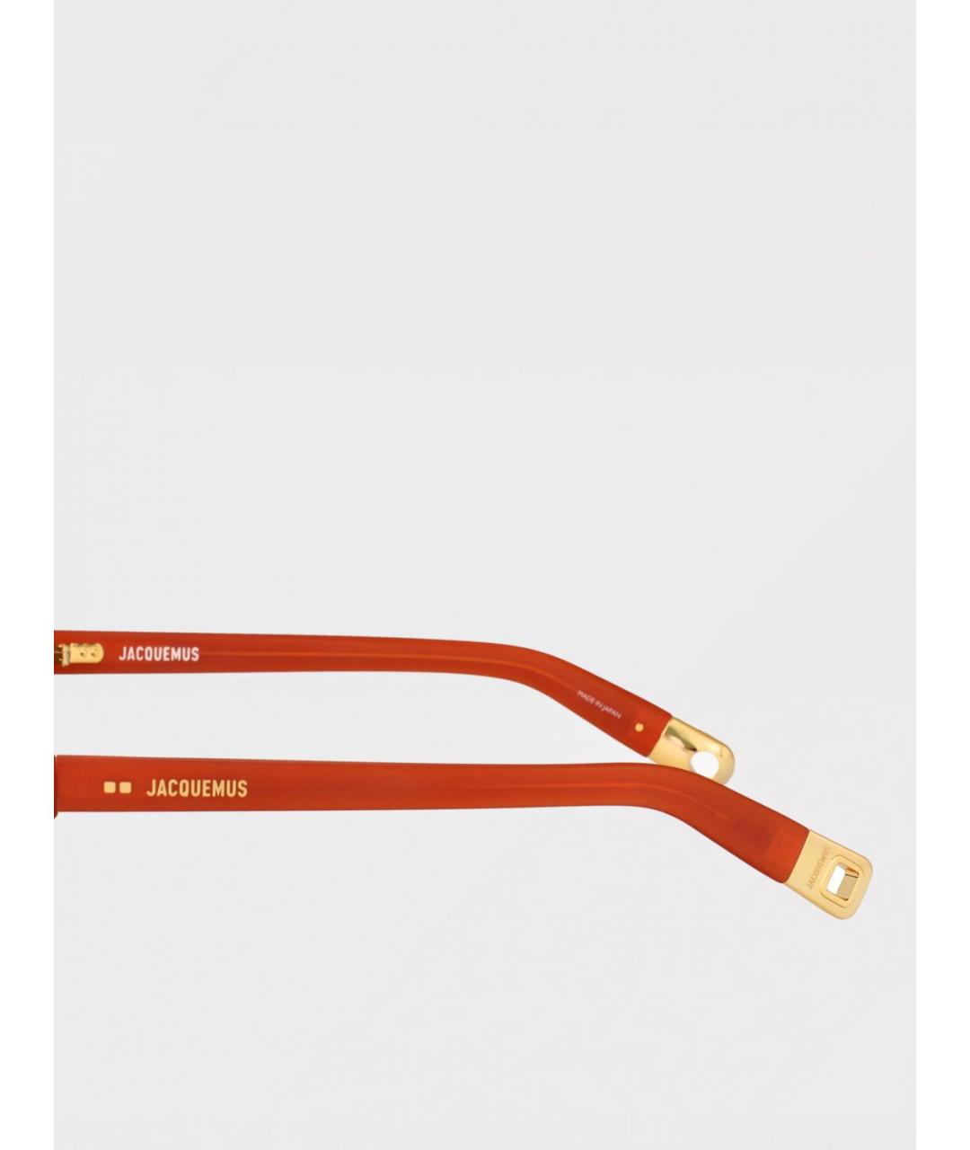 JACQUEMUS Красные солнцезащитные очки, фото 4