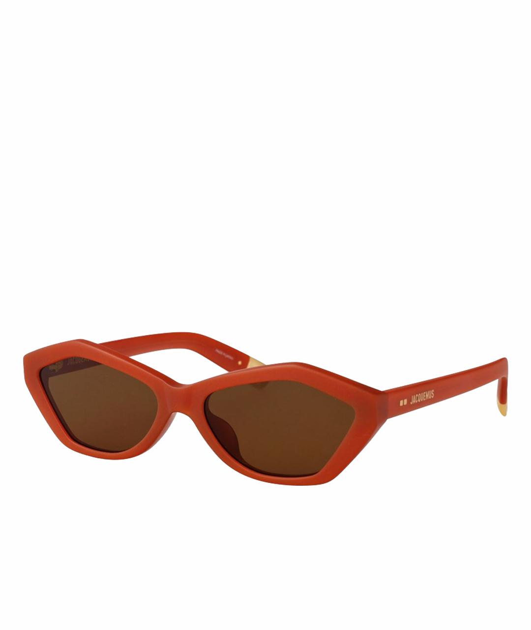 JACQUEMUS Красные солнцезащитные очки, фото 1