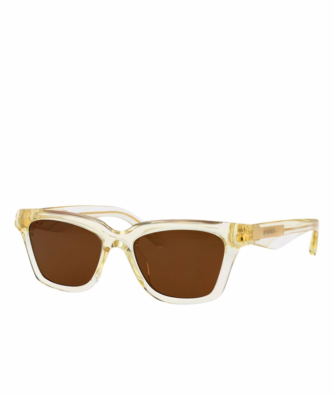 JACQUEMUS Бежевые солнцезащитные очки, фото 1