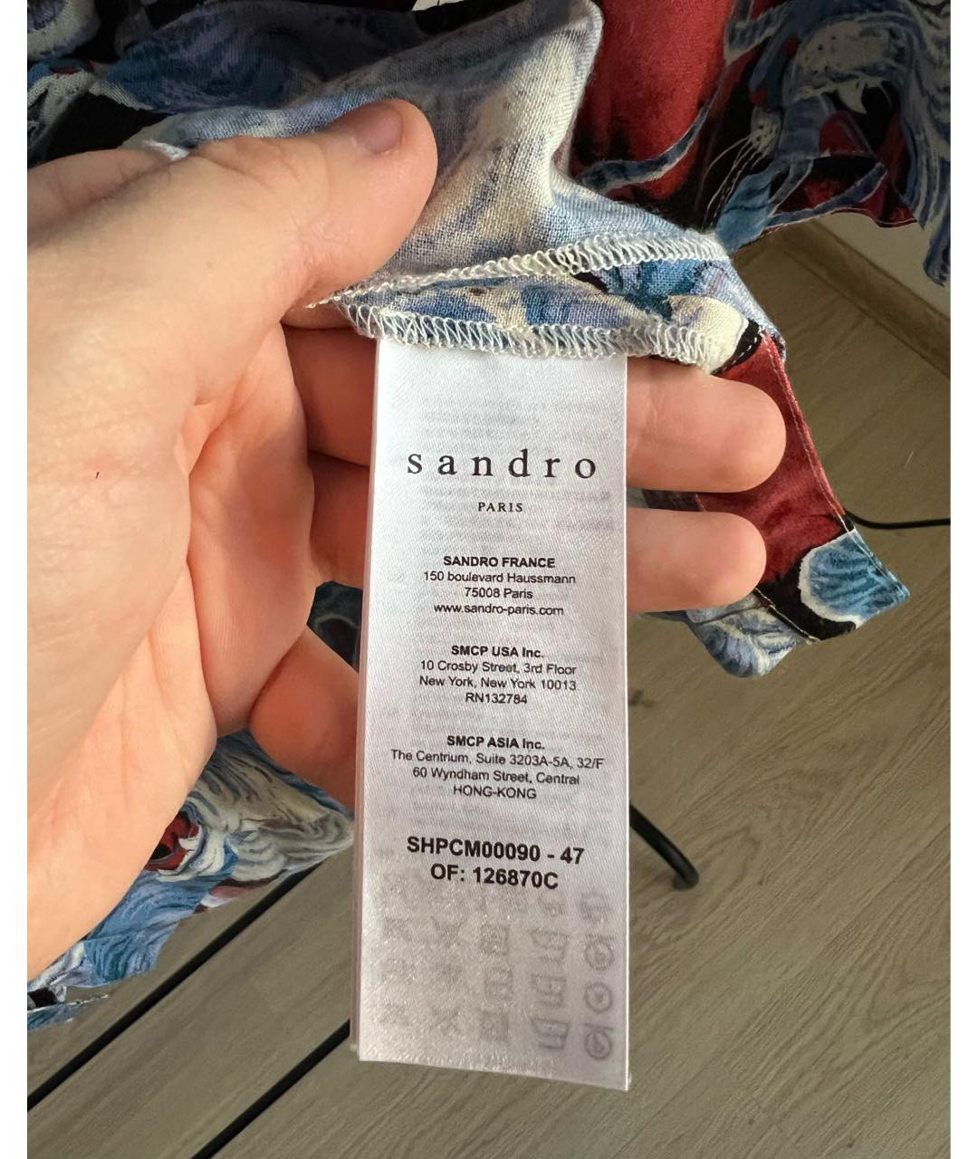 SANDRO Кэжуал рубашка, фото 5