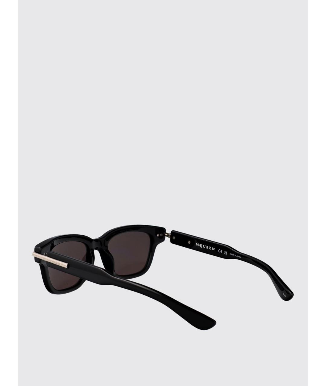 ALEXANDER MCQUEEN Черные солнцезащитные очки, фото 3