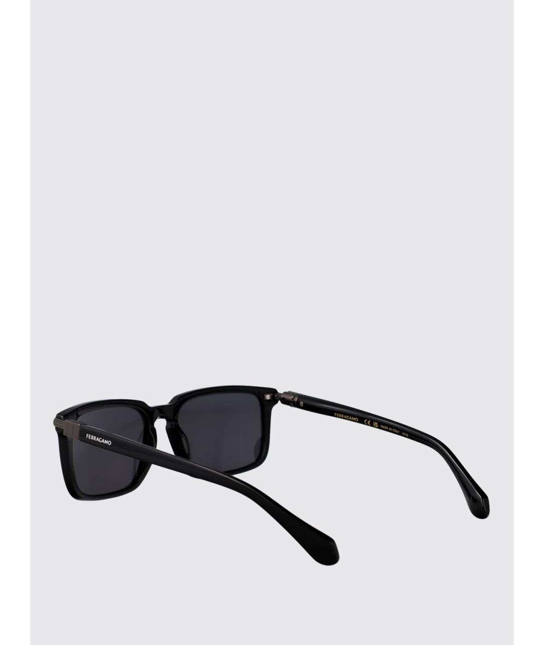 FERRAGAMO Черные солнцезащитные очки, фото 3