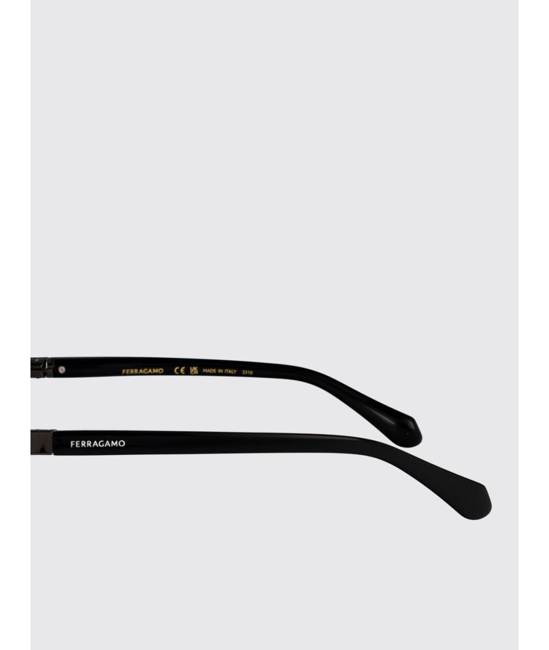 FERRAGAMO Черные солнцезащитные очки, фото 4
