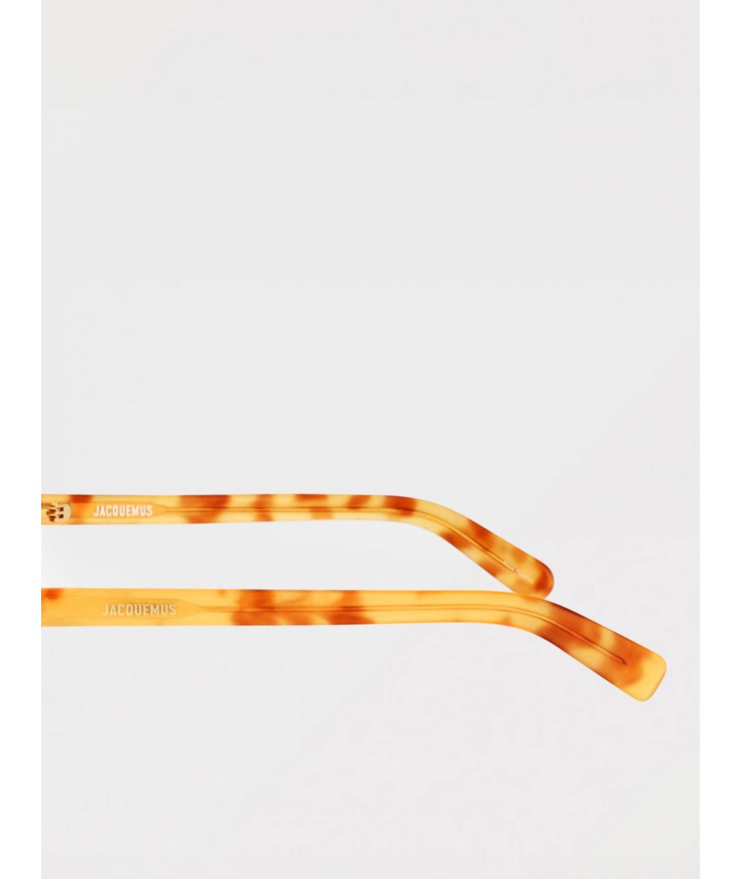 JACQUEMUS Бежевые солнцезащитные очки, фото 4