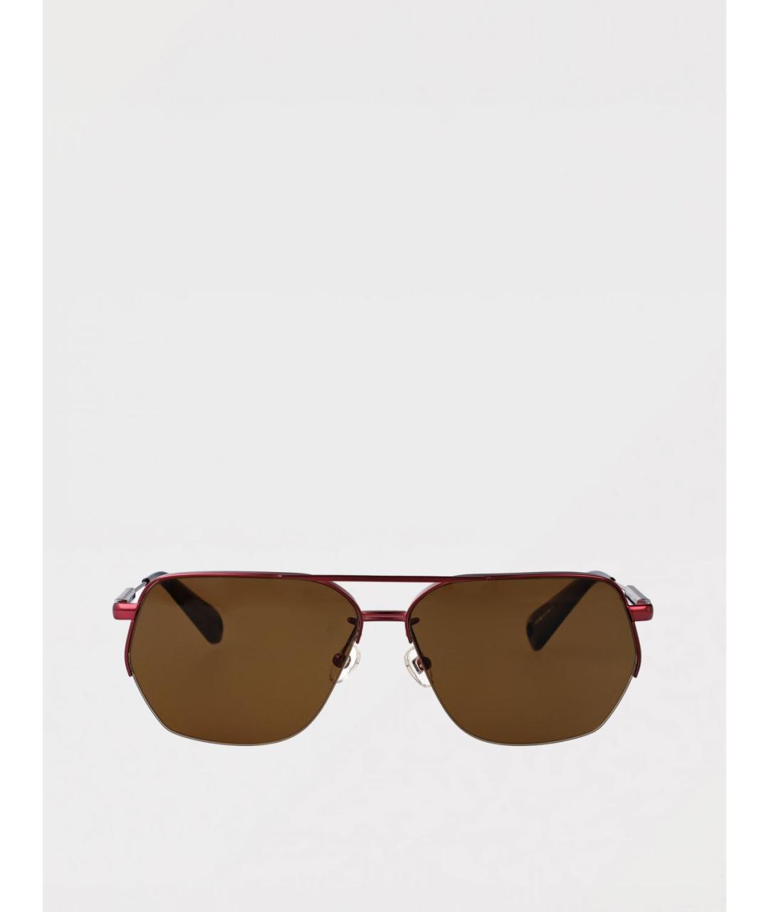 JACQUEMUS Бордовые солнцезащитные очки, фото 2