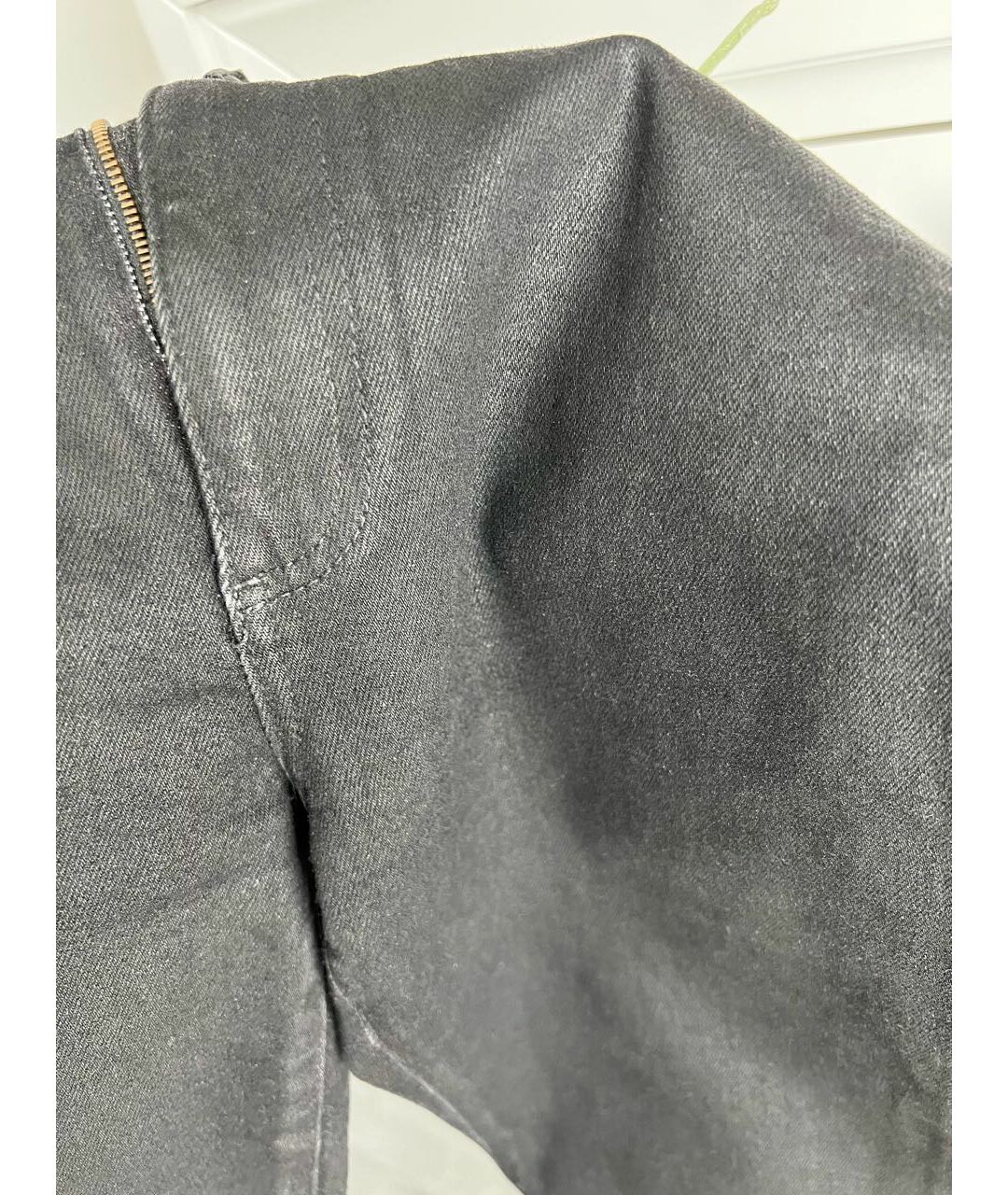 GUCCI Черные хлопко-эластановые джинсы слим, фото 4