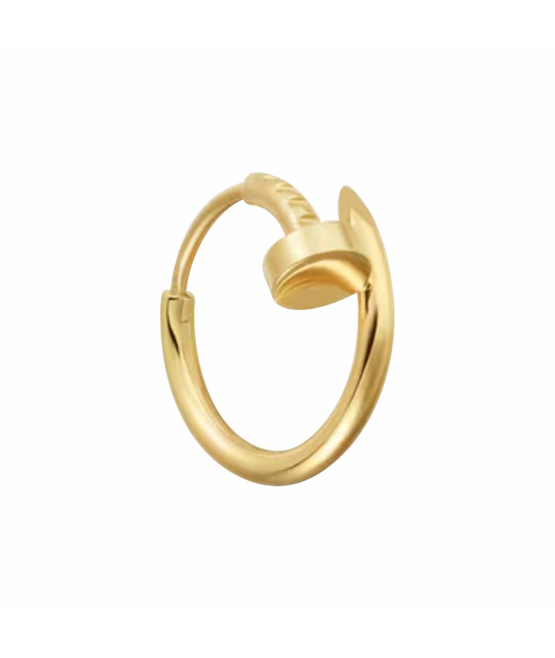 CARTIER Золотые серьги из желтого золота, фото 1