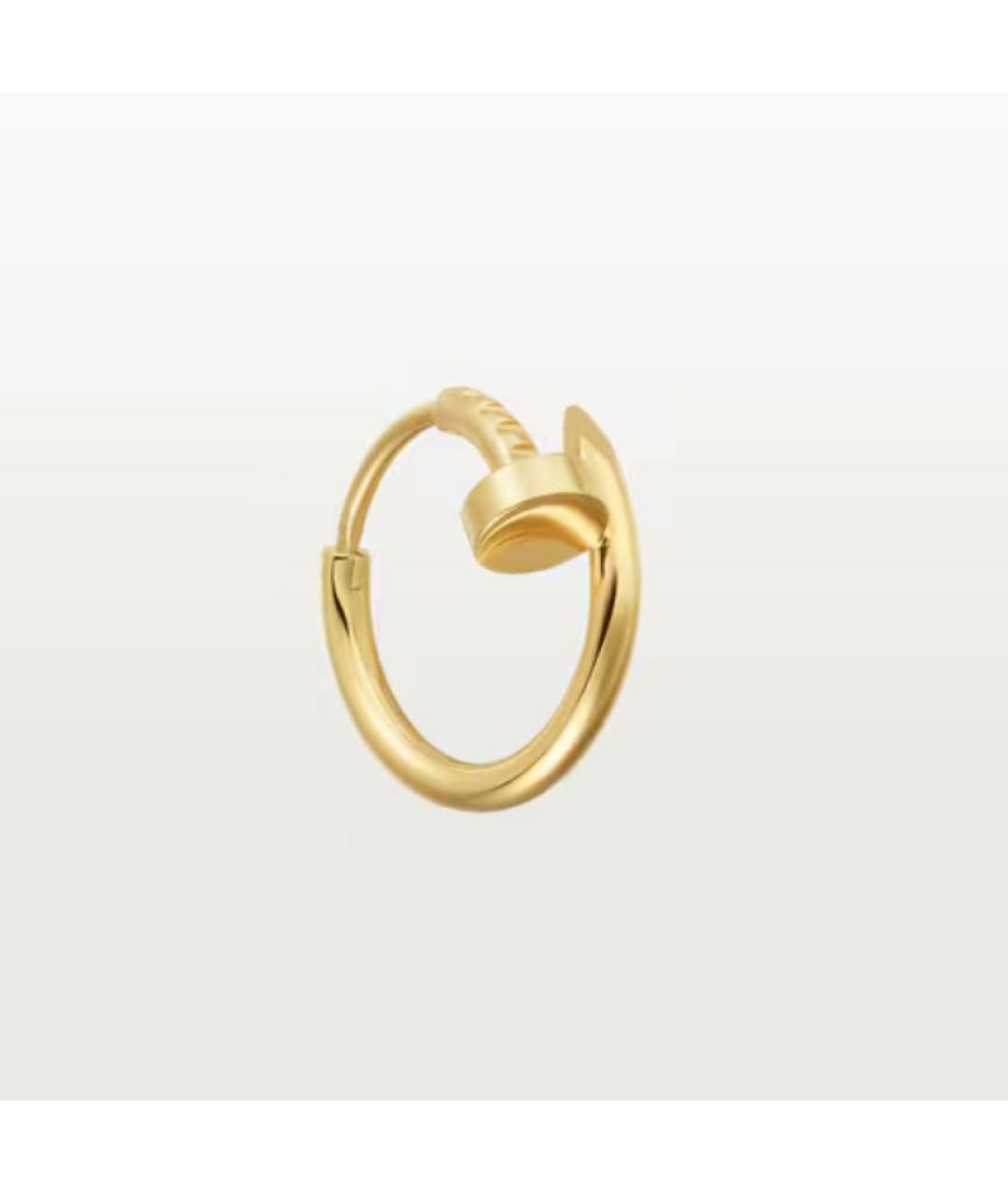 CARTIER Золотые серьги из желтого золота, фото 4