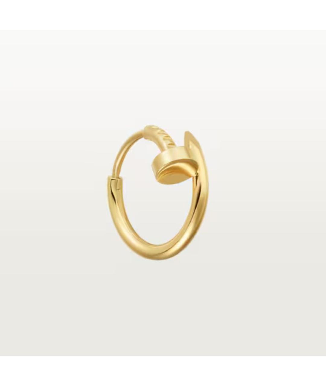 CARTIER Золотые серьги из желтого золота, фото 4