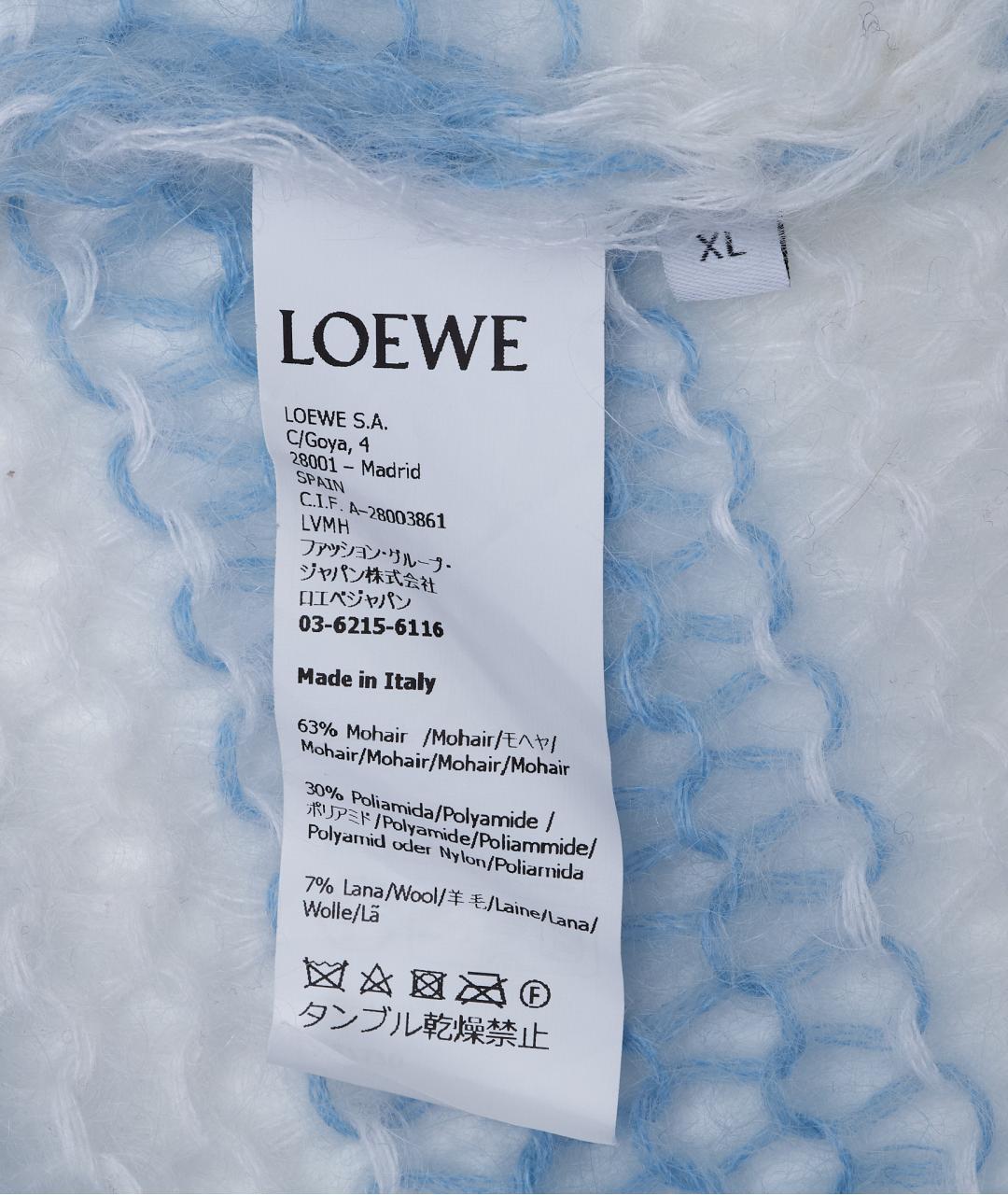 LOEWE Голубой полиамидовый джемпер / свитер, фото 5