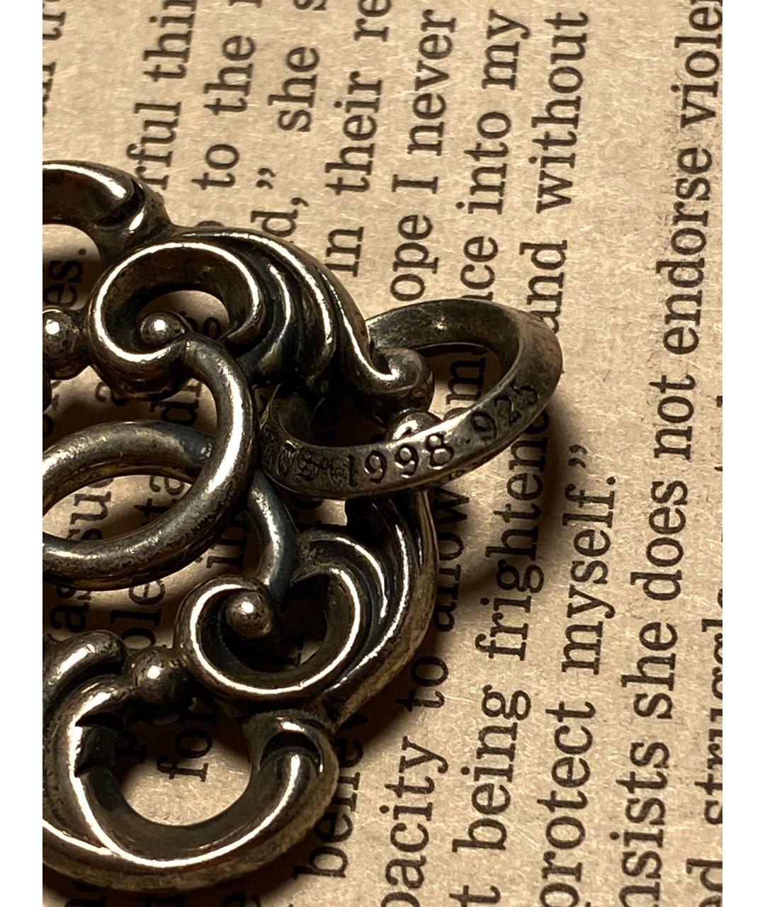 CHROME HEARTS Серебрянный серебряный кулон, фото 5
