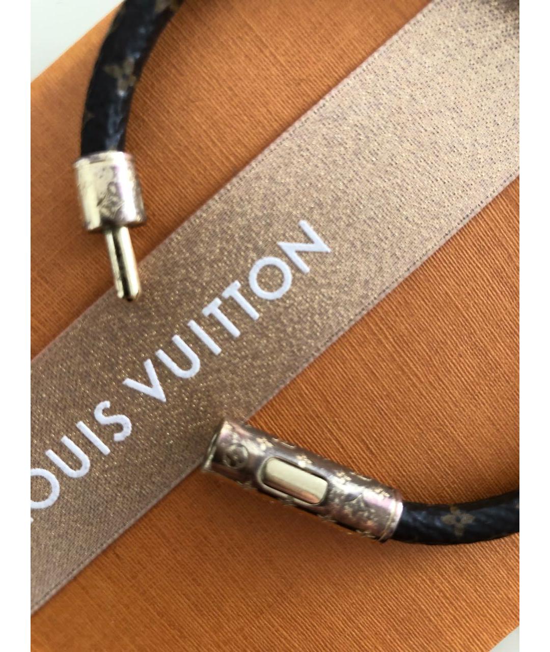 LOUIS VUITTON Кожаный браслет, фото 7