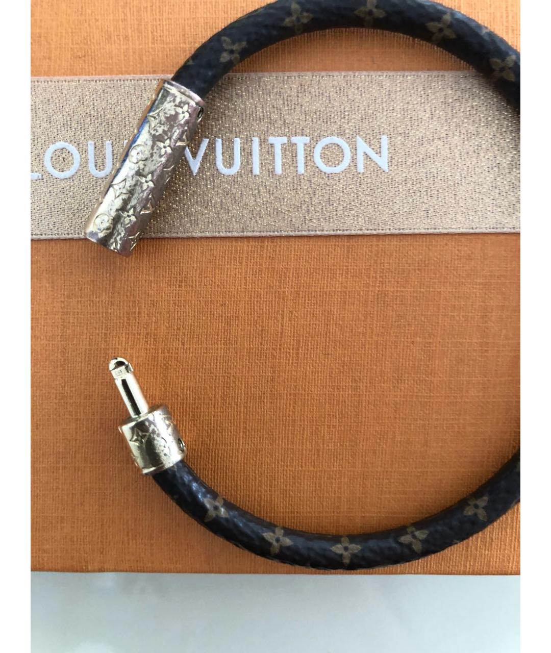 LOUIS VUITTON Кожаный браслет, фото 5