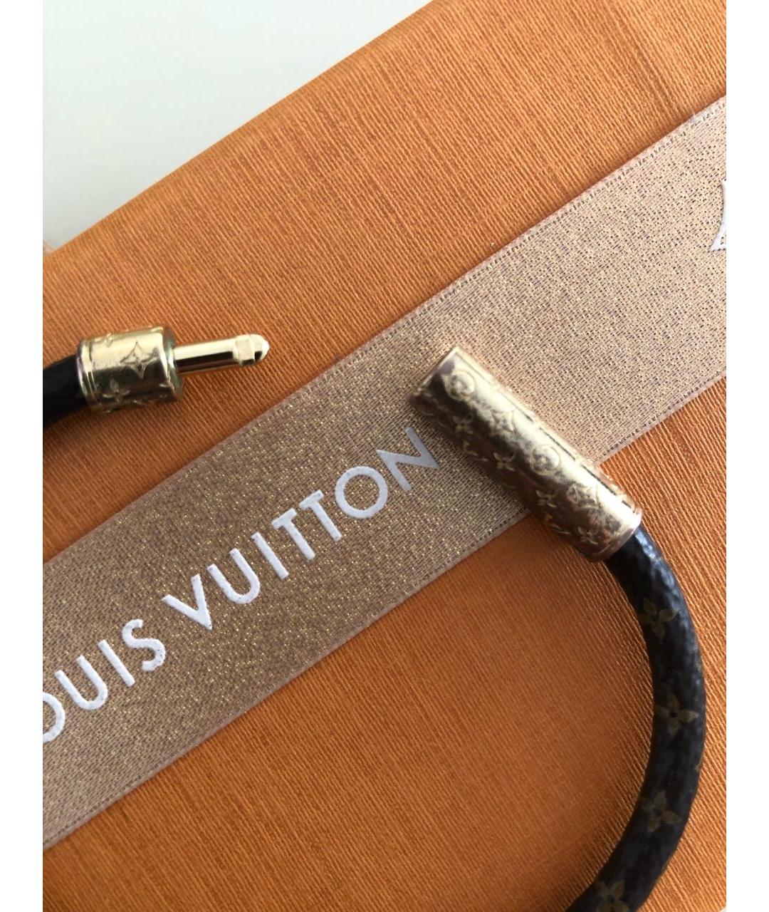 LOUIS VUITTON Кожаный браслет, фото 8