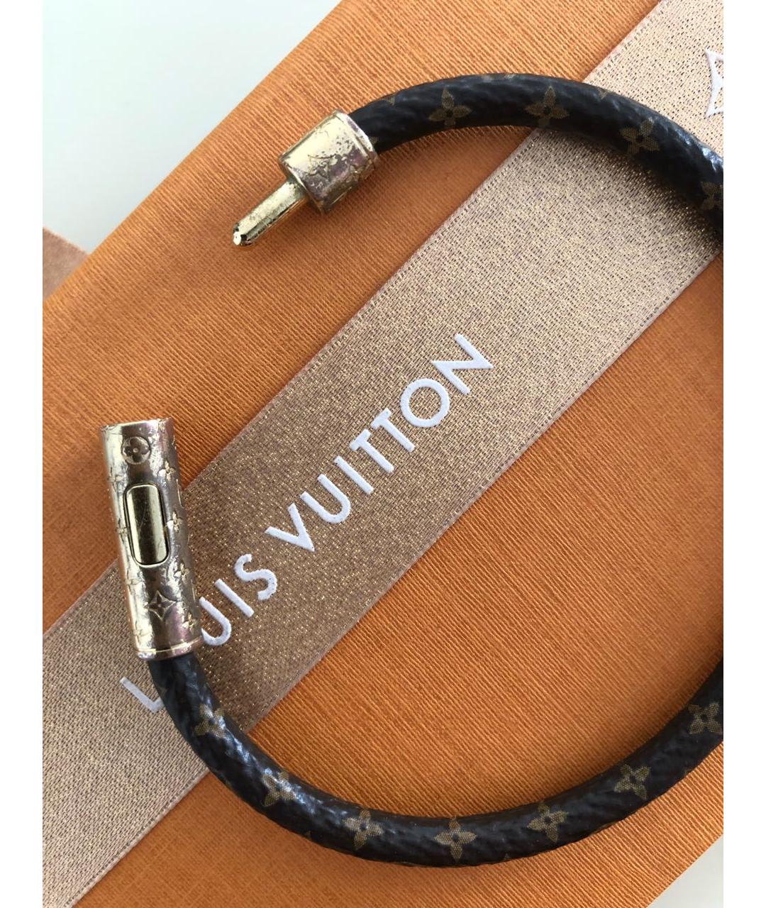 LOUIS VUITTON Кожаный браслет, фото 6