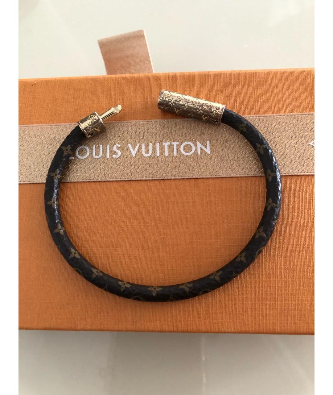 LOUIS VUITTON Кожаный браслет, фото 4