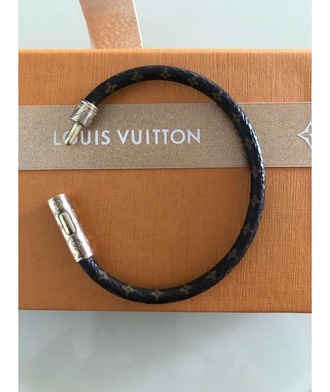 LOUIS VUITTON Кожаный браслет, фото 3