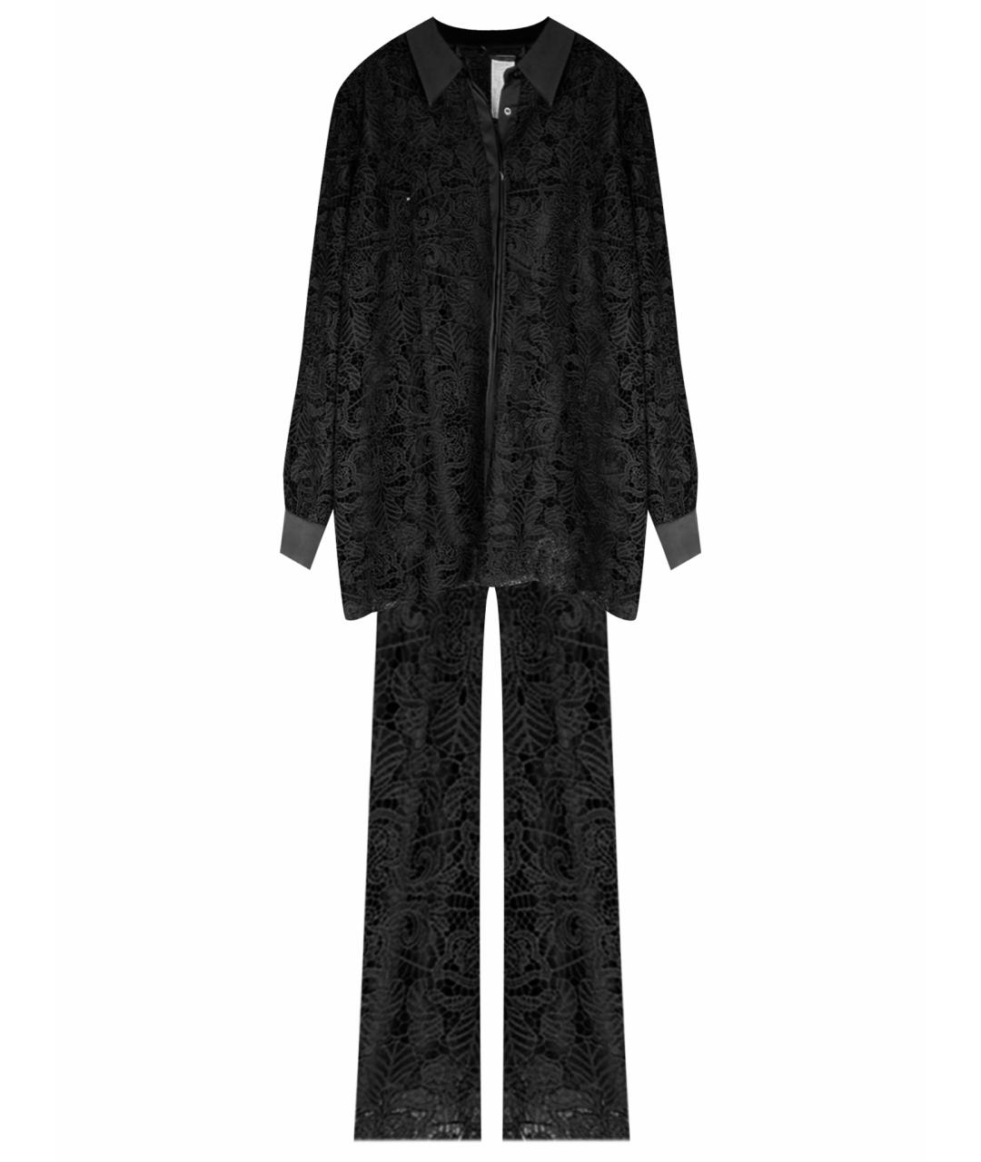 MAX MARA Черный полиэстеровый костюм с брюками, фото 1