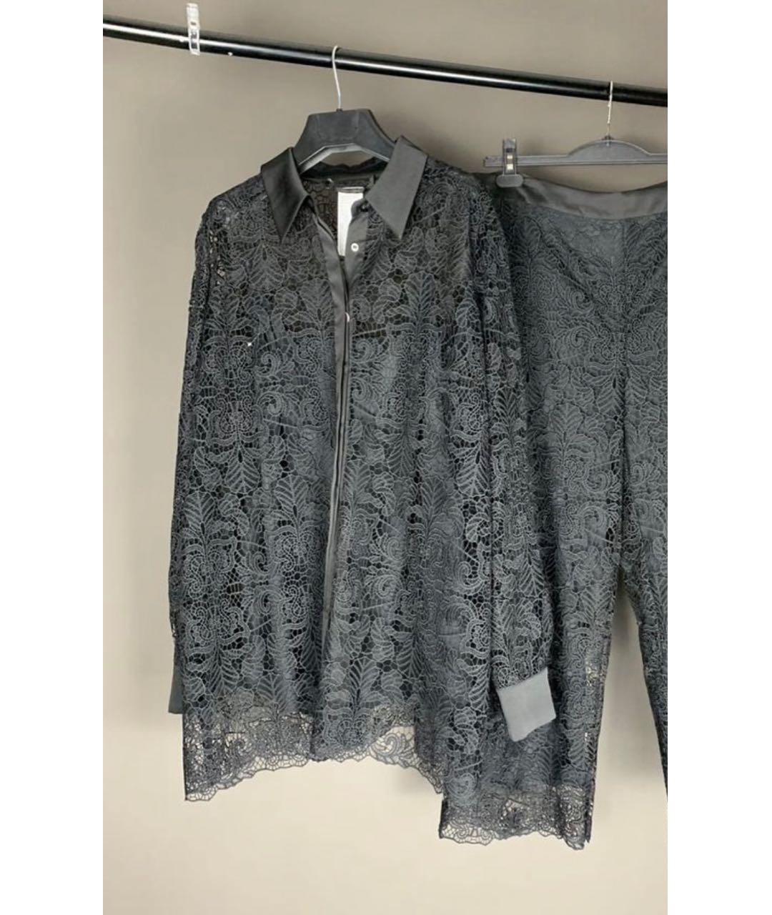 MAX MARA Черный полиэстеровый костюм с брюками, фото 9