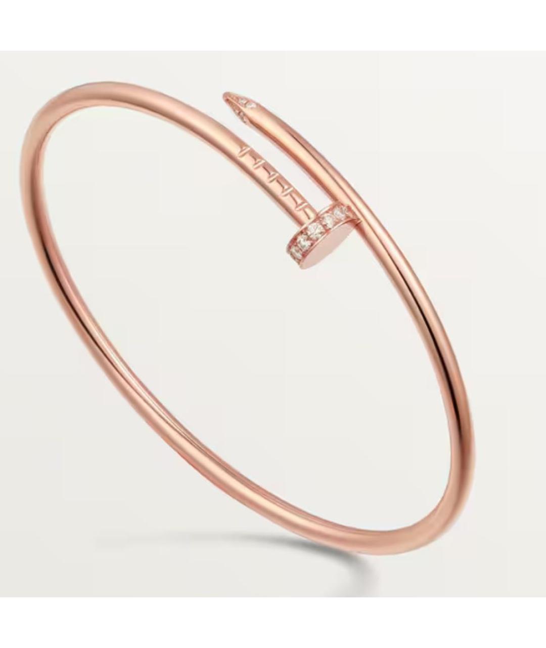 CARTIER Розовый браслет из розового золота, фото 3