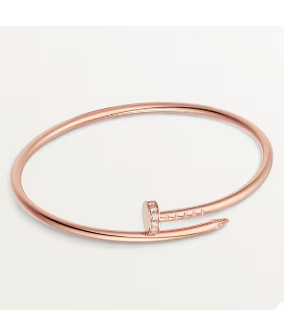 CARTIER Розовый браслет из розового золота, фото 4