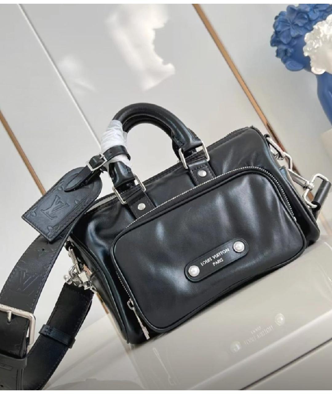 LOUIS VUITTON Черная сумка на плечо, фото 6