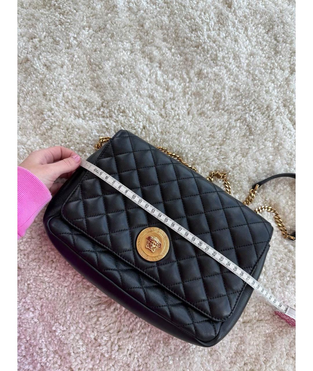VERSACE Черная сумка через плечо, фото 4